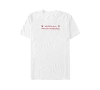 Dancitee - Why Fall In Love - T-Shirt - white - M - 100% Cotton M