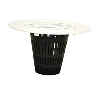 Danco 10533 Hair Catcher for Shower, White