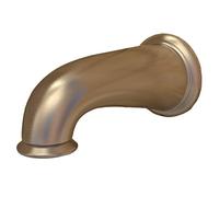 Danco Decorative 8-Inch Tub Spout with Pull Down Diverter, Brushed Nickel, 10319