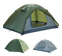 DanCoom Camping Tent 2/3/4 Person Waterproof& Windproof Dome Tent Large Size Easy Setup Lightweight Backpacking Tent for Hiking, Camping, Outdoor,Travel