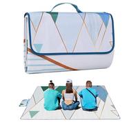 DanCoom Picnic Blanket, Foldable Waterproof Sand Mat,200 x 200CM Extra Large Picnic Blanket,Outdoor Mat Beach Blanket for Camping Hiking Travel Family Concerts