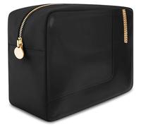 DANCOUR Clear Makeup Bag Mini Makeup Bag for Purse Mini Bag Pouch Purse Clear Pouch Small Cosmetic Bag for Purse Cosmetic Pouch Clear Cosmetic Bag Travel Case Mini Pouch Travel Cosmetic Case, Black,