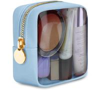 DANCOUR Clear Makeup Bag Mini Makeup Bag for Purse Mini Bag Pouch Purse Clear Pouch Small Cosmetic Bag for Purse Cosmetic Pouch Clear Cosmetic Bag Travel Case Mini Pouch Travel Cosmetic Case, Light