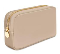 DANCOUR Makeup Bags For Women, Nylon Make Up Bags, Large Makeup Bag, Preppy Makeup Bag, Make Up Pouch Bags For Travel Toiletry Bag, Nylon Pouch, Nylon Makeup Bag, Makeup Bag Large, Beige, S, Small
