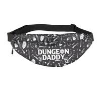 DandD Gift Role Playing Table Game Gift Dice Accessory Storage Pouch Game Daddy Fathers Day Waist Bag for RPG Gamer, Daddy WB, Multifunctional