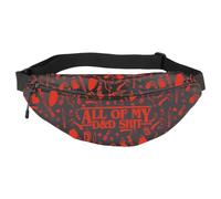 DandD Gift RPG Gamer Gift D Dragon Dice Accessory Pouch Bag All Of My D D Stuff Waist Bag Game Lover Gift, D D WB, Multifunctional
