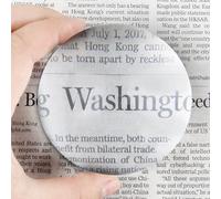 Dandelion 6X Dome Magnifying Glass Acryliy Paperweight Magnifier-3 Inch(80mm)