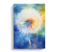 Dandelion Abstract Art No.2 Canvas Print | Gallery Wrapped 30mm Frame Wall Art | 30x20 inches | Ready to Hang | Abstract Picture | Living Room Bedroom Lounge Office
