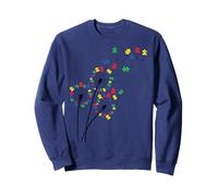 Dandelion Autism Awareness Flower Autism Awareness Tree Sweatshirt