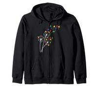 Dandelion Autism Awareness Flower Autism Awareness Tree Zip Hoodie