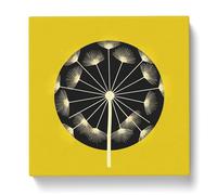 Dandelion Bauhaus No.2 Canvas Print | Gallery Wrapped 30mm Frame Wall Art | 20x20 inches | Ready to Hang | Modern Picture | Living Room Bedroom Lounge Office