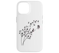 Dandelion Bernese Mountain Flower, Floral Bernese dog Tree Case for iPhone 14