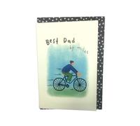 Dandelion Best Dad By Miles - Greetings Card One Size