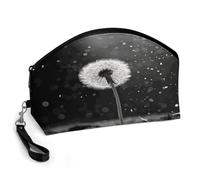 Dandelion Black And White Makeup Bag Toiletry Bag Cosmetic Organizer