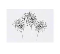 'Dandelion Clocks' Temporary Tattoo - Water Resistant, Skin-Safe, Non-Toxic Transfer (TO00074077)