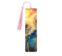 Dandelion DIY Drawing Paint Wooden Bookmark Perfect Decoration for Bookmarks Lovers Students Reading Book Club