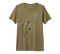 Dandelion Donkey Flower, Floral Donkey Tree Lover Premium T-Shirt