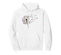 Dandelion Flip Flop Spiral Summer Sandal Vacation Fun Beach Pullover Hoodie