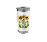 Dandelion Flower Floral Pattern for Women Cute Spring Gnome Stainless Steel Insulated Tumbler