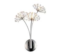 Dandelion Flower Wall Lamps Bathroom Bedroom Bedside Lamp Living Room Decoration Crystal Led Wall Light Fixtures,for Entryway Staircase