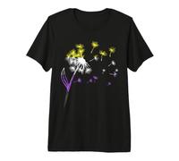 Dandelion Flower Wind Nonbinary Genderfluid Nonbinary Pride Premium T-Shirt