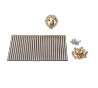 Dandelion Fountain Nozzle, Brass Stainless Steel, G1 Inch - Crystal Ball Spray Effect, Energy Saving, Ideal for Outdoor Pools and Landscapes (G1in)