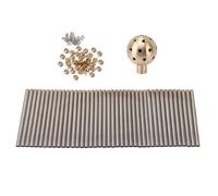 Dandelion Fountain Nozzle, Brass Stainless Steel, G1 Inch - Crystal Ball Spray Effect, Energy Saving, Ideal for Outdoor Pools and Landscapes (G1.5in)