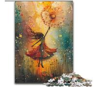 Dandelion Girl 1000 Piece Jigsaw Puzzles for Adults, for And 14 Years And over Brainteaser Family Games Christmas Birthday Gifts (26x38cm)