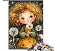 Dandelion Girl 1000 Piece Jigsaw Puzzles for Teenagers Gifts, Challenging To Complete But Fun And Humorous Birthday Present, Gifts, Wall Art (50x75cm)