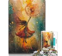Dandelion Girl 2000 Piece Jigsaw Puzzles for Adults & Teens,Educational Game Challenge Toy Wall Decoration Unique Birthday And Xmas Gifts 70x100cm