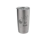 Dandelion Graphic Just Breathe Wildflower Make a Wish Stainless Steel Insulated Tumbler