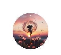 Dandelion in the Sunset Car Air Fresheners Cards 4 Pcs Long Lasting Car Fresheners Gifts for Men Women Auto Aromatherapy Tablets Hanging Scented Card Rearview Mirror Pendant - Lavender Scent
