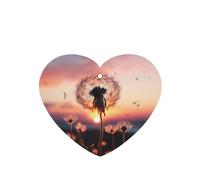 Dandelion in the Sunset Car Air Fresheners Cards 4 Pcs Long Lasting Car Fresheners Gifts for Men Women Auto Aromatherapy Tablets Hanging Scented Card Rearview Mirror Pendant - Lavender Scent