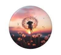 Dandelion in the Sunset Custom Pins 5 PCS, Personalized Photo Buttons, Metal Pinback Button Badges for Backpacks, Hats, Funny Backpack Pins Aesthetic Lapel Badge Pins Gifts for Men Women, One Size