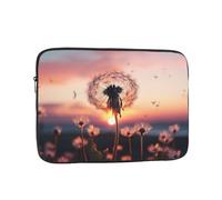 Dandelion in The Sunset Laptop Case 13 inch, TSA Laptop Sleeve Shockproof Protective Notebook Case Water Resistant Computer Carrying Cover Briefcase Handbags Men Women Computer Bag