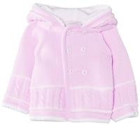 Dandelion Knitted Unisex Baby Jacket for 0 - 3 Months Pink