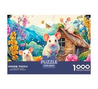 Dandelion MouseMaster-Level Jigsaw Puzzles for Adults Embark on A 1000-Piece Advanced And Challenging Puzzle Games Journey - Positioned As The Ultimate Gift Jigsaw Puzzles for Adults And Kids Age 12