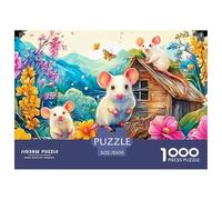 Dandelion MouseOverwhelming 1000-Piece Jigsaw Puzzles for Adults A Crusade Through Impossible, Hard, And Difficult Challenging Puzzle Games - The Most Prestigious Gift for Adult And Teenage Conqueror