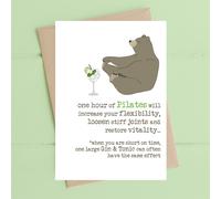 Dandelion Pilates - loosen limbs - Greetings Card One Size