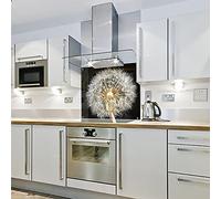 Dandelion - Printed Kitchen Glass Splashback (1000w x 650h)