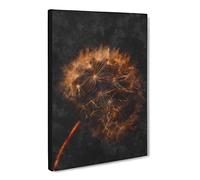 Dandelion Puff Canvas Print | Gallery Wrapped 30mm Frame Wall Art | 20x14 inches | Ready to Hang | Modern Picture | Living Room Bedroom Lounge Office