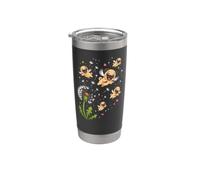 Dandelion Pugs Floating Away Stainless Steel Insulated Tumbler