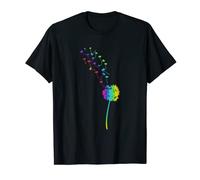 Dandelion Rainbow Pride Freedom Love T-Shirt