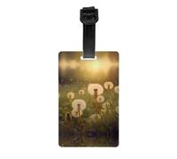Dandelion Removable Luggage tag - 3.3 x 2.1 inches for briefcases, Kids Backpacks, Sports Bags and Golf Bags