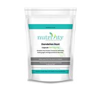 Dandelion Root 1000mg Capsules | Vitamin Rich | 1 Months Supply | Vegan | Halal | Gluten & Dairy Free | High Strength Herbal Supplement | UK Made GMP | Nutrivity