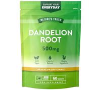 Dandelion Root Tablets | 500mg | High Strength Dandelion Extract | Taraxacum Officinale 5:1 Extract | 60 Vegan Tablets | Nature's Truth