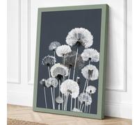 Dandelion Seed Heads Canvas Wall Art Print 18x12 Inch (46 x 30 cm)