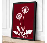 Dandelion Seed Heads Canvas Wall Art Print 24x16 Inch (61 x 41 cm)