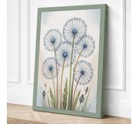 Dandelion Seed Heads Canvas Wall Art Print 30x20 Inch
