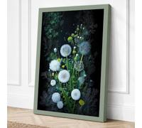 Dandelion Seed Heads Canvas Wall Art Print 30x20 Inch (76 x 51 cm)